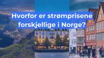 Forskjellige strømpriser i Norge